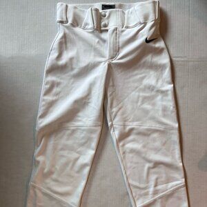 Nike Boys' Baseball Pants - White - Size Large